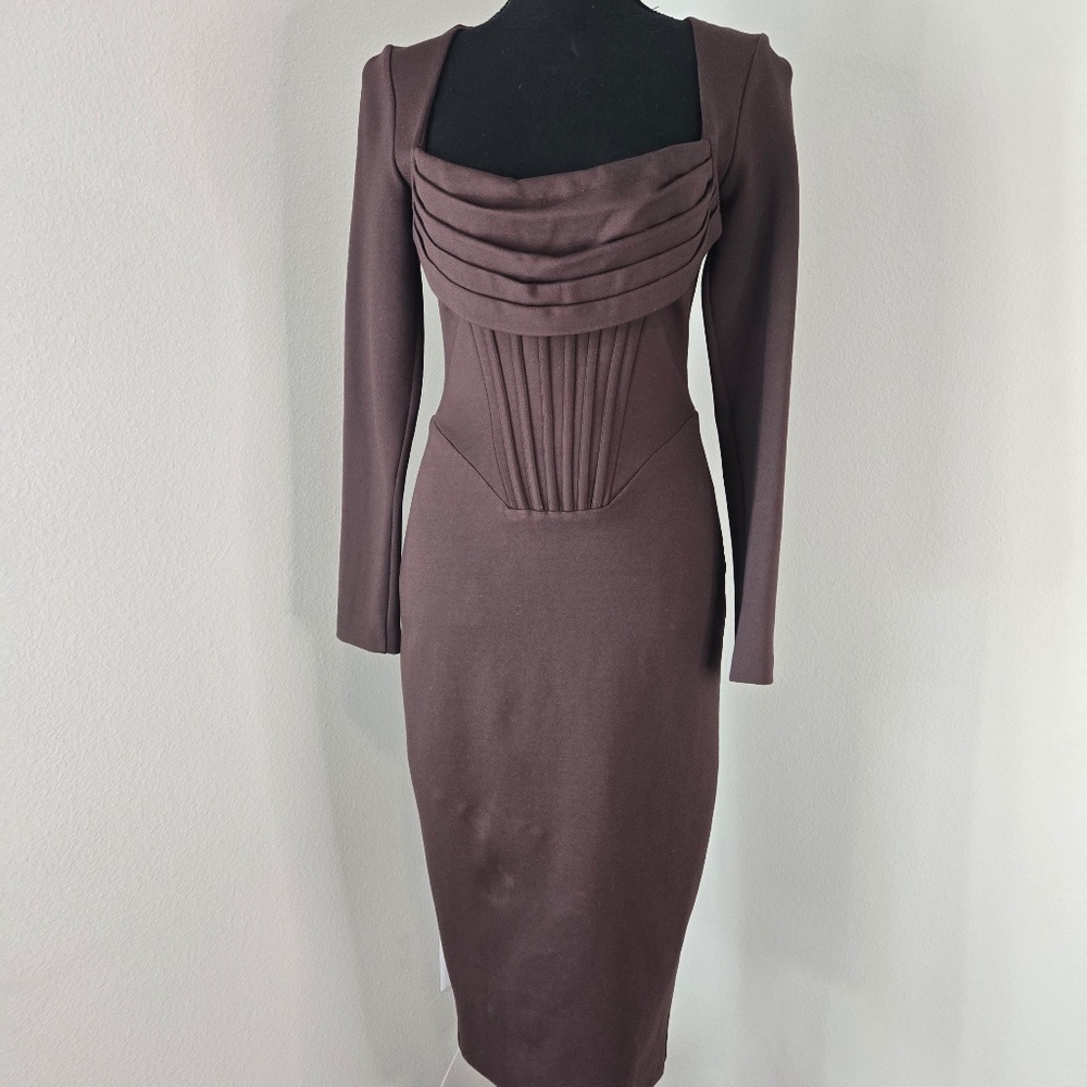 Brown Night Out Dress